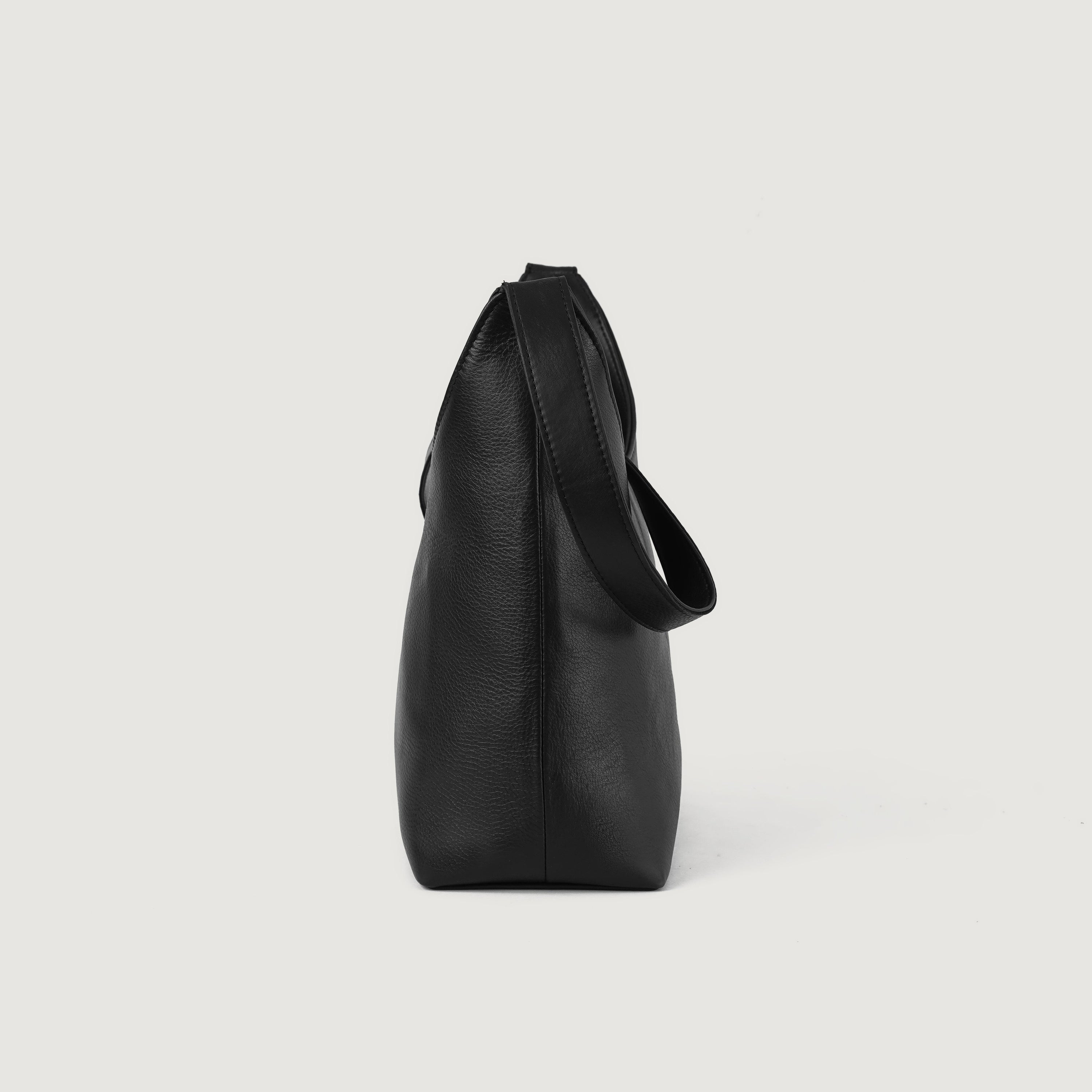 The Stefani Black Leather Hobo Bag by Dash Racegear - women Leather Bag view 4