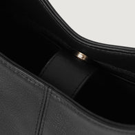 The Stefani Black Leather Hobo Bag by Dash Racegear - women Leather Bag view 5