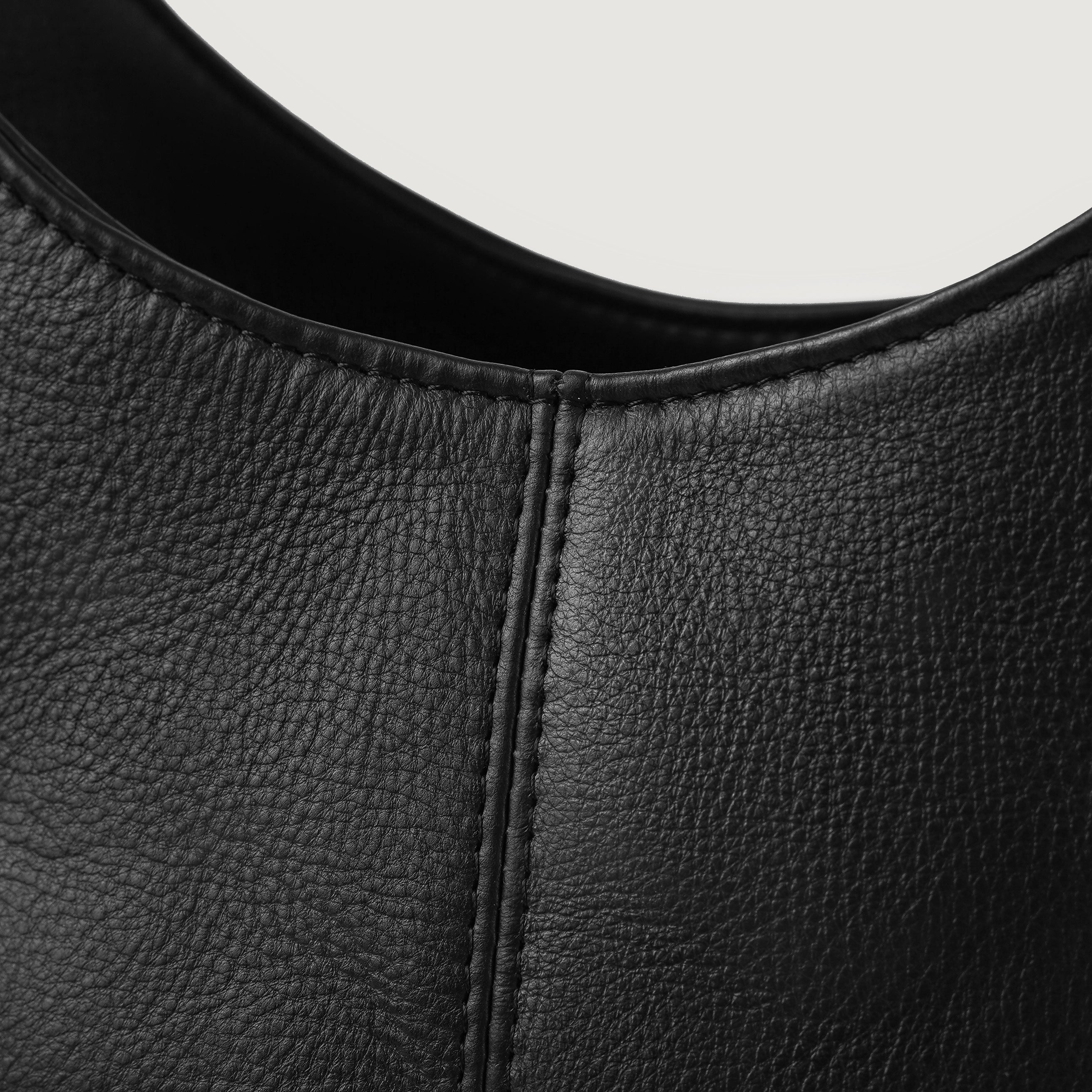 The Stefani Black Leather Hobo Bag by Dash Racegear - women Leather Bag view 8