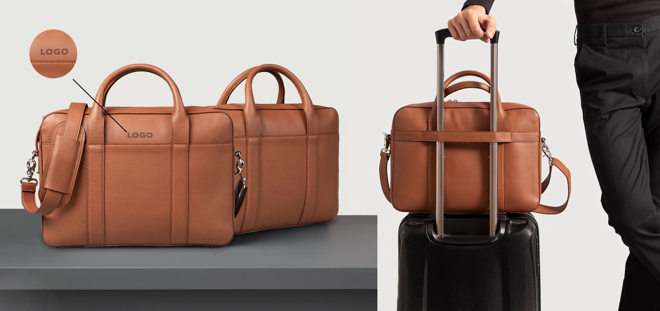 The Timeless Elegance Duo by Dash Racegear - unisex Leather Bag view 1