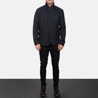 Thomas Black Wool Jacket by Dash Racegear - men Jacket view 3