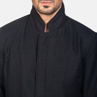 Thomas Black Wool Jacket by Dash Racegear - men Jacket view 6