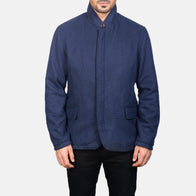 Thomas Blue Wool Jacket by Dash Racegear - men Jacket view 4