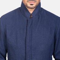 Thomas Blue Wool Jacket by Dash Racegear - men Jacket view 6
