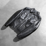 Tomachi Black Leather Jacket by Dash Racegear - women Jacket view 8
