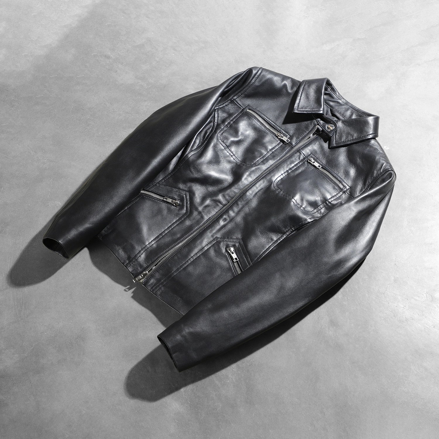 Tomachi Black Leather Jacket by Dash Racegear - women Jacket view 8