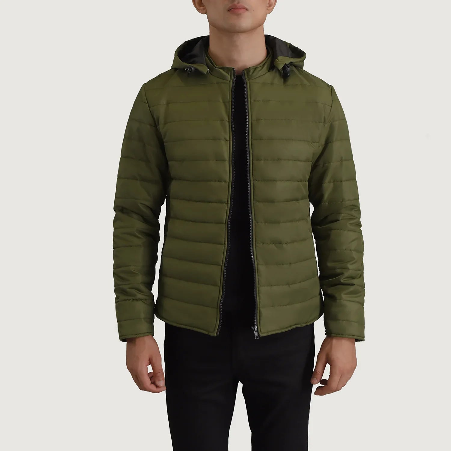 Tyler Green Hooded Puffer Jacket by Dash Racegear - men Jacket view 1