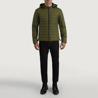Tyler Green Hooded Puffer Jacket by Dash Racegear - men Jacket view 3