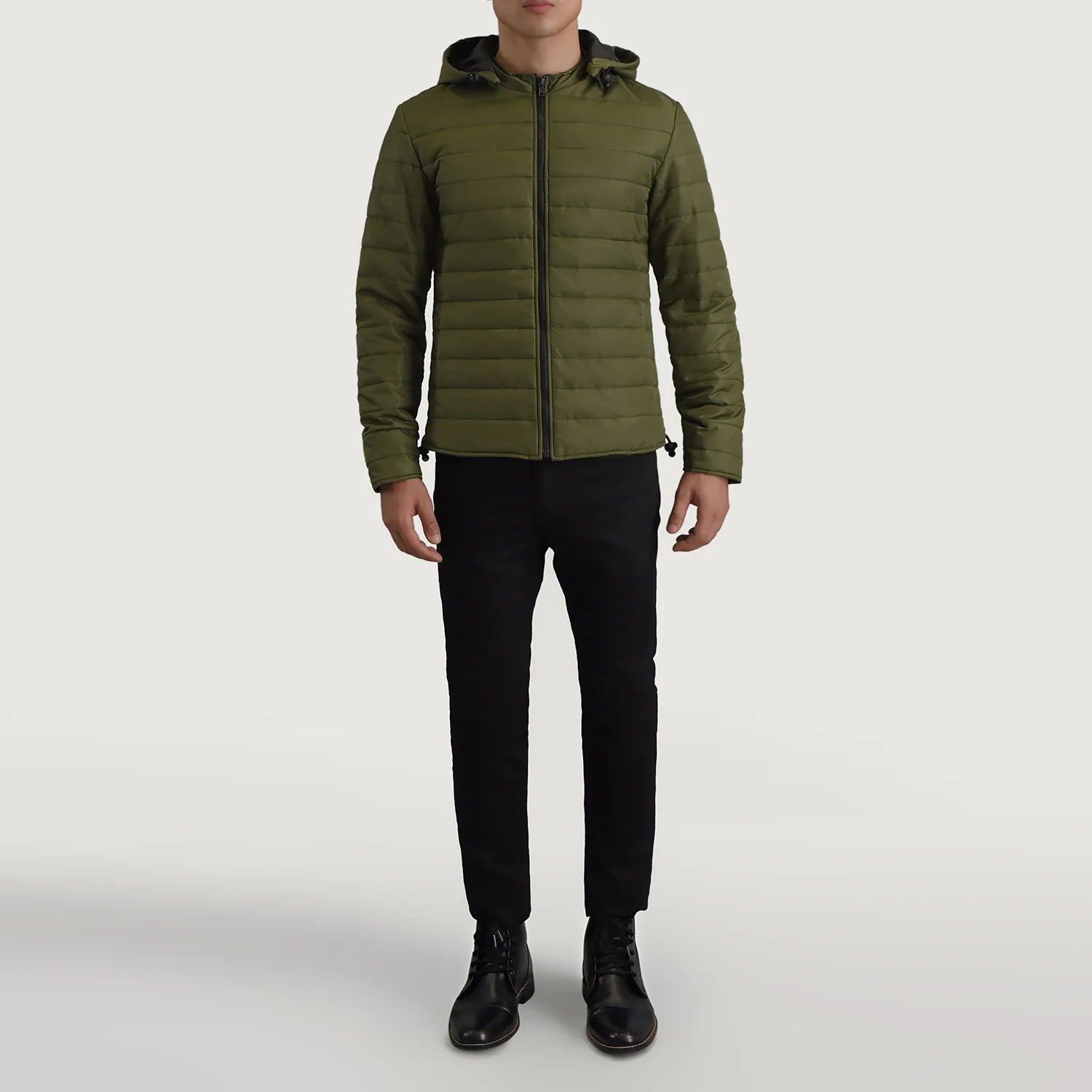 Tyler Green Hooded Puffer Jacket by Dash Racegear - men Jacket view 3
