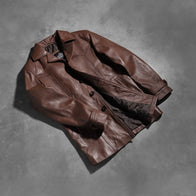 Vincent Alley Brown Leather Jacket by Dash Racegear - men Jacket view 6