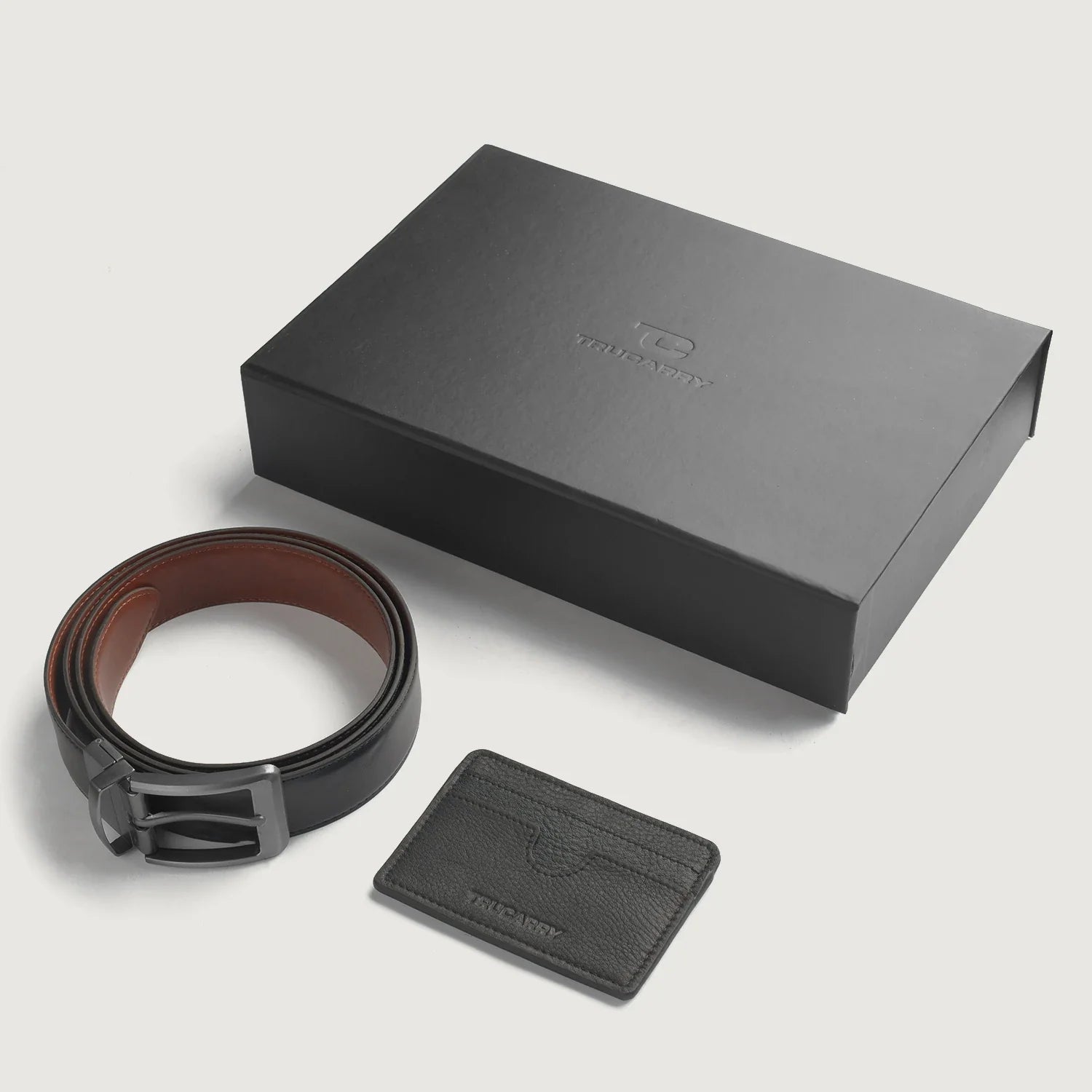 Voltor Black Leather Gift Set by Dash Racegear - unisex Leather Accessories view 1