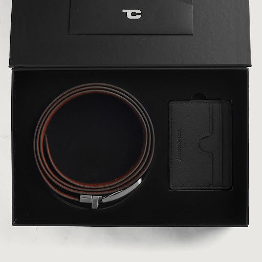 Voltor Black Leather Gift Set by Dash Racegear - unisex Leather Accessories view 2