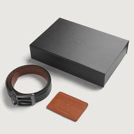 Voltor Brown Leather Gift Set by Dash Racegear - unisex Leather Accessories view 1
