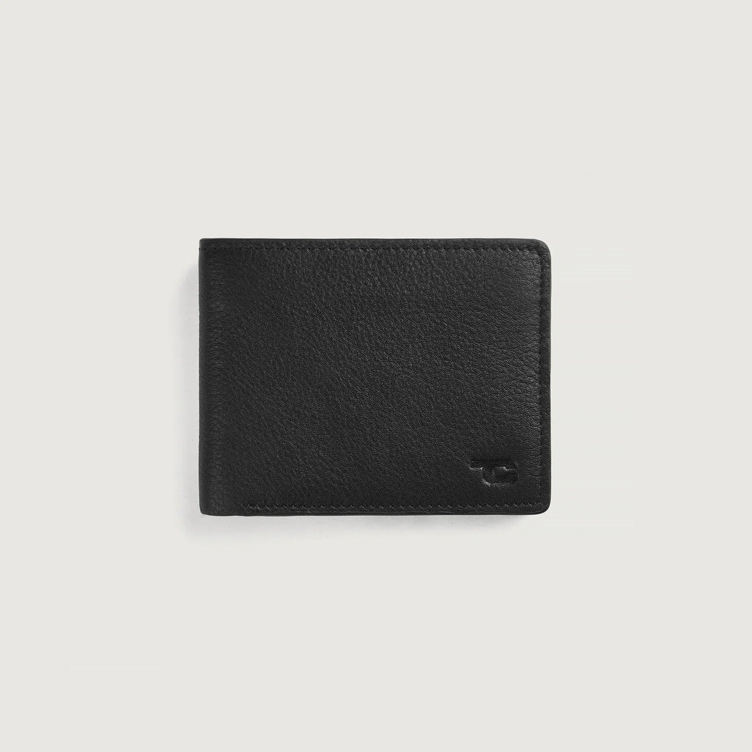 Voren Black Leather Bi-fold Wallet by Dash Racegear - unisex Leather Accessories view 1