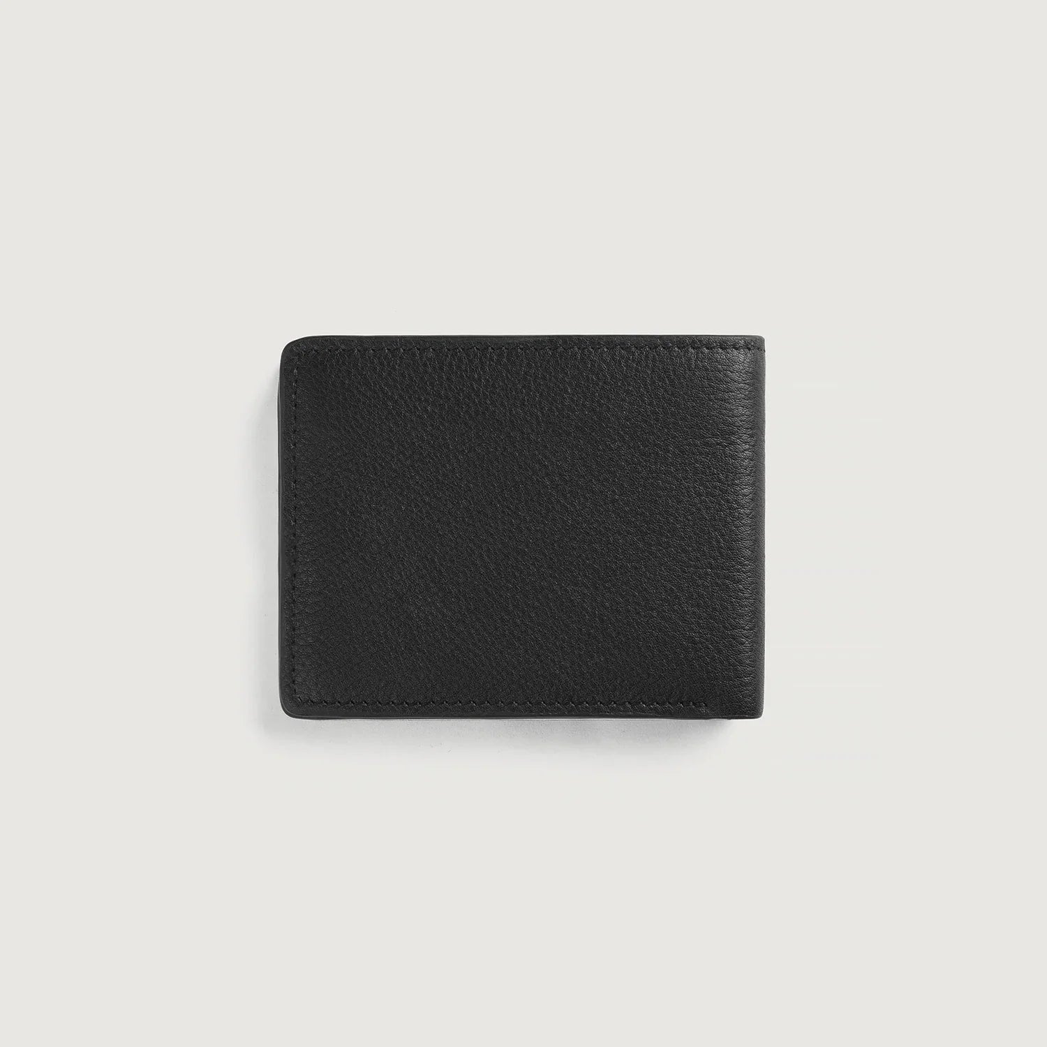 Voren Black Leather Bi-fold Wallet by Dash Racegear - unisex Leather Accessories view 2