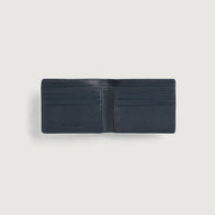 Voren Blue Leather Bi-fold Wallet by Dash Racegear - unisex Leather Accessories view 4