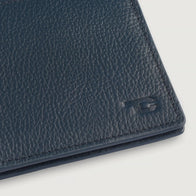 Voren Blue Leather Bi-fold Wallet by Dash Racegear - unisex Leather Accessories view 6