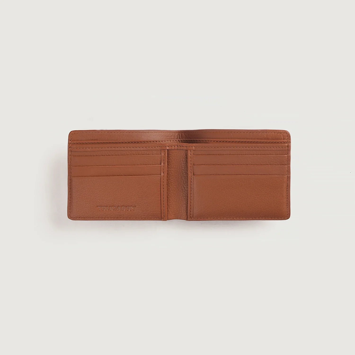 Voren Brown Leather Bi-fold Wallet by Dash Racegear - unisex Leather Accessories view 4