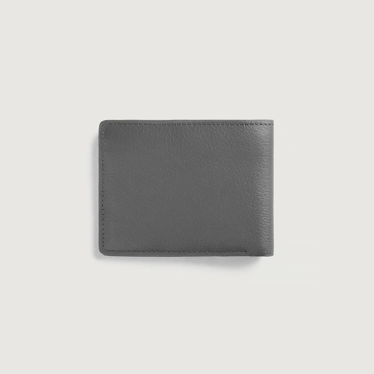 Voren Grey Leather Bi-fold Wallet by Dash Racegear - unisex Leather Accessories view 2