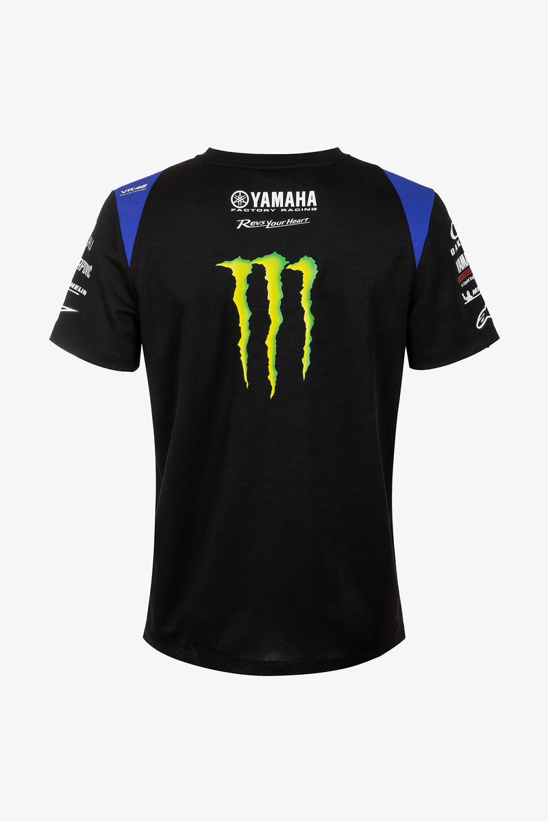 Pánská triko VR46 - YAMAHA REPLIKA MONSTER ENERGY TEAM 2022 - DASH RACEGEAR - image 2