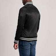 Xander Black Varsity Jacket by Dash Racegear - men Jacket view 5
