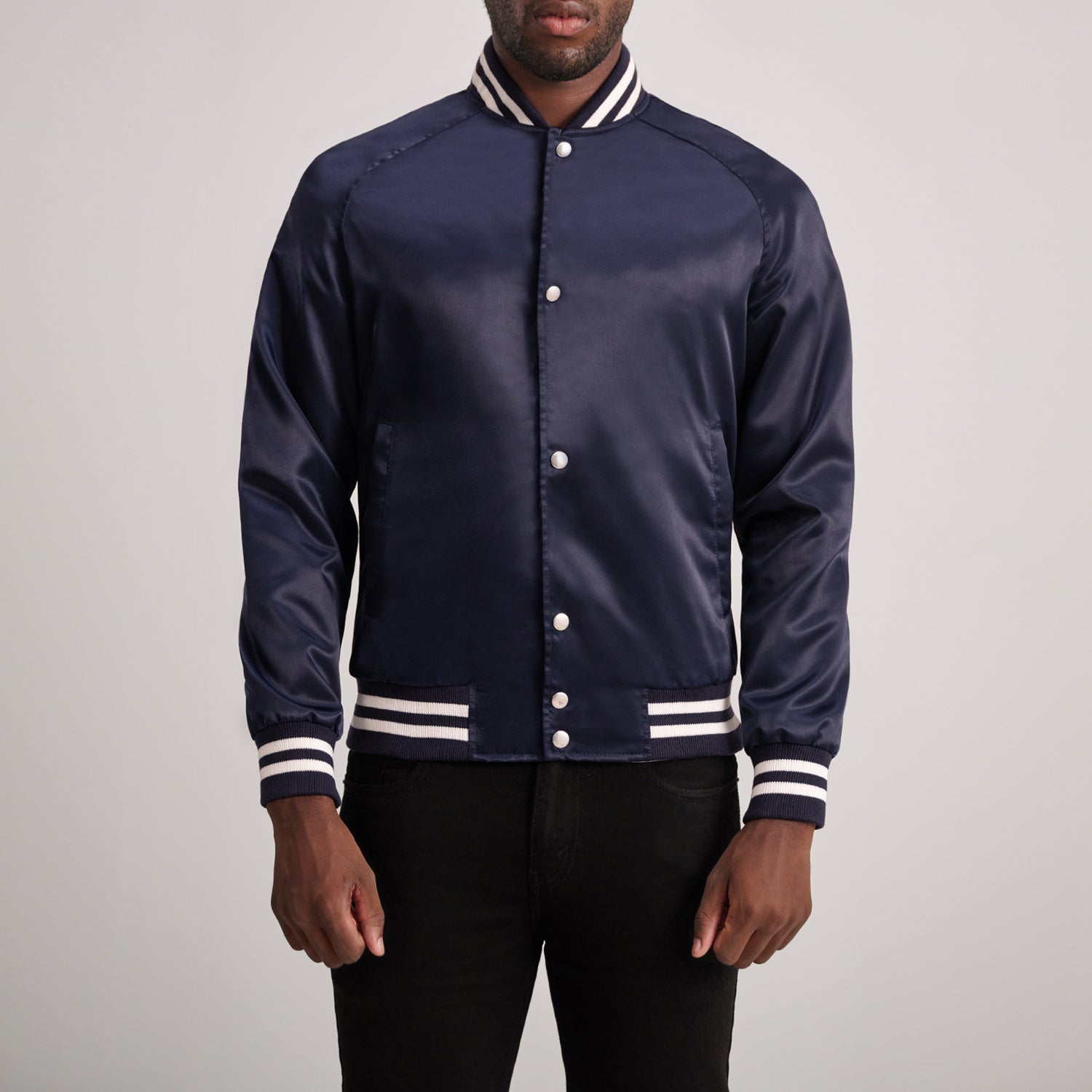 Xander Blue Varsity Jacket by Dash Racegear - men Jacket view 1