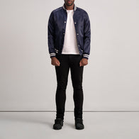Xander Blue Varsity Jacket by Dash Racegear - men Jacket view 4