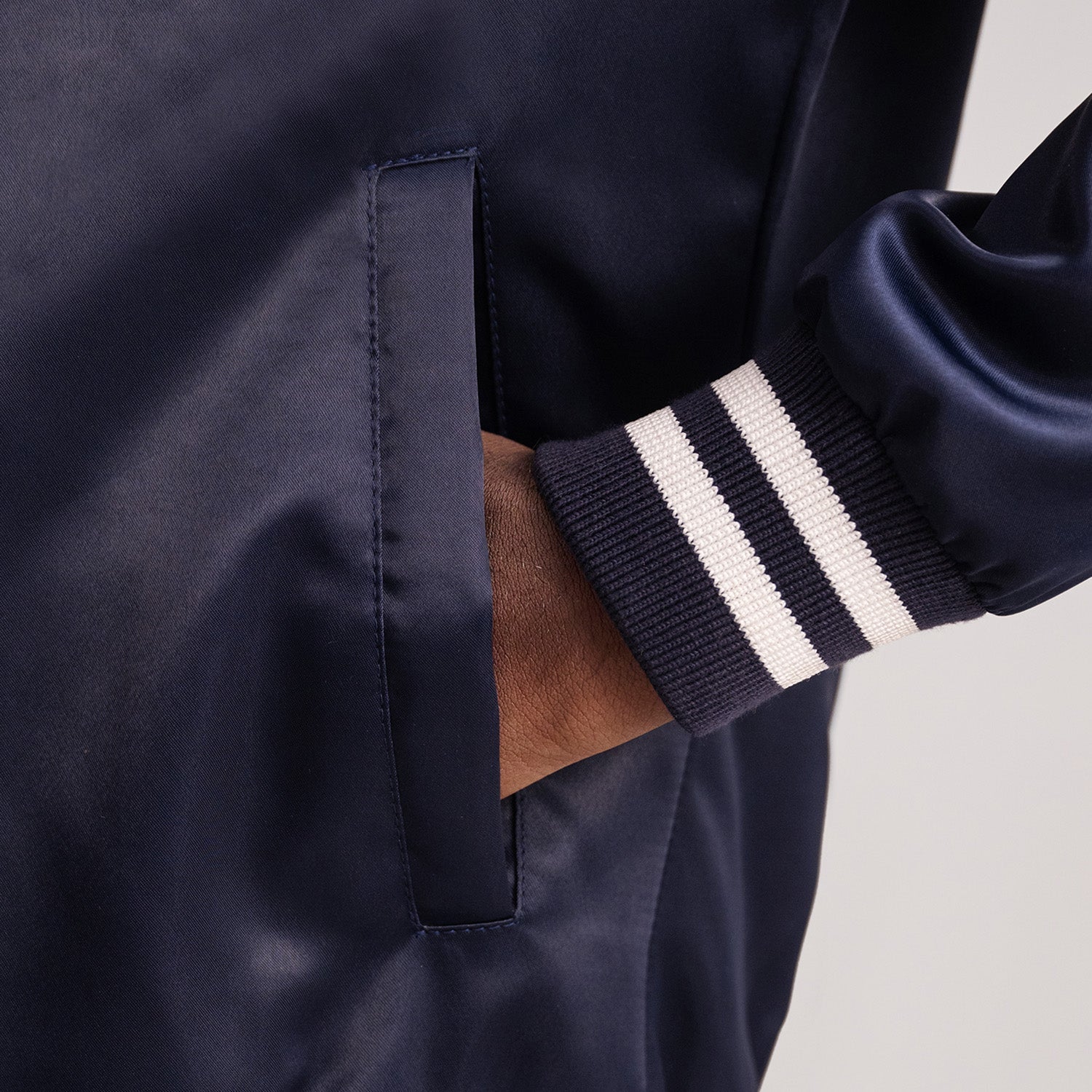 Xander Blue Varsity Jacket by Dash Racegear - men Jacket view 6