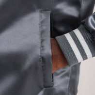Xander Grey Varsity Jacket by Dash Racegear - men Jacket view 6