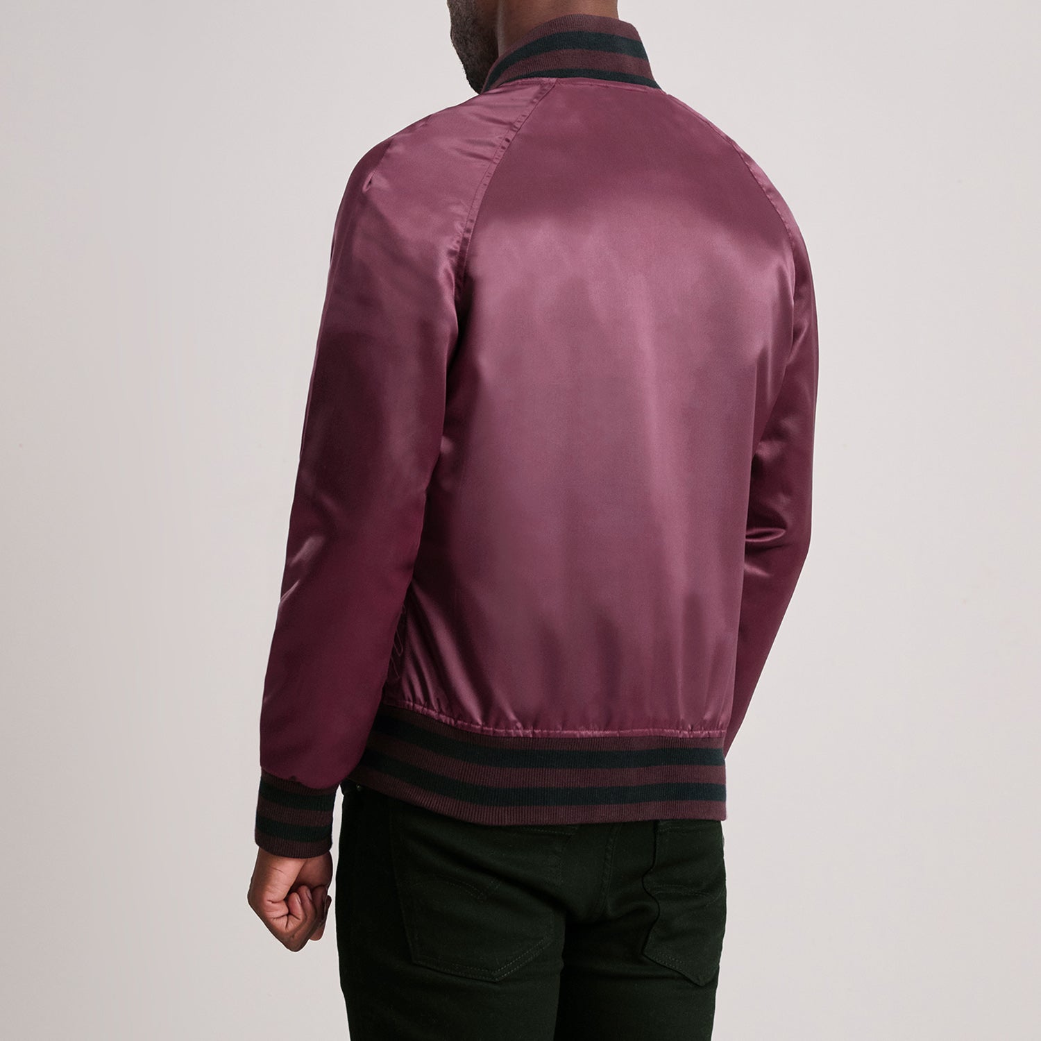 Xander Maroon Varsity Jacket by Dash Racegear - men Jacket view 5