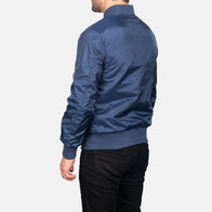 Zack Blue Bomber Jacket by Dash Racegear - men Jacket view 5