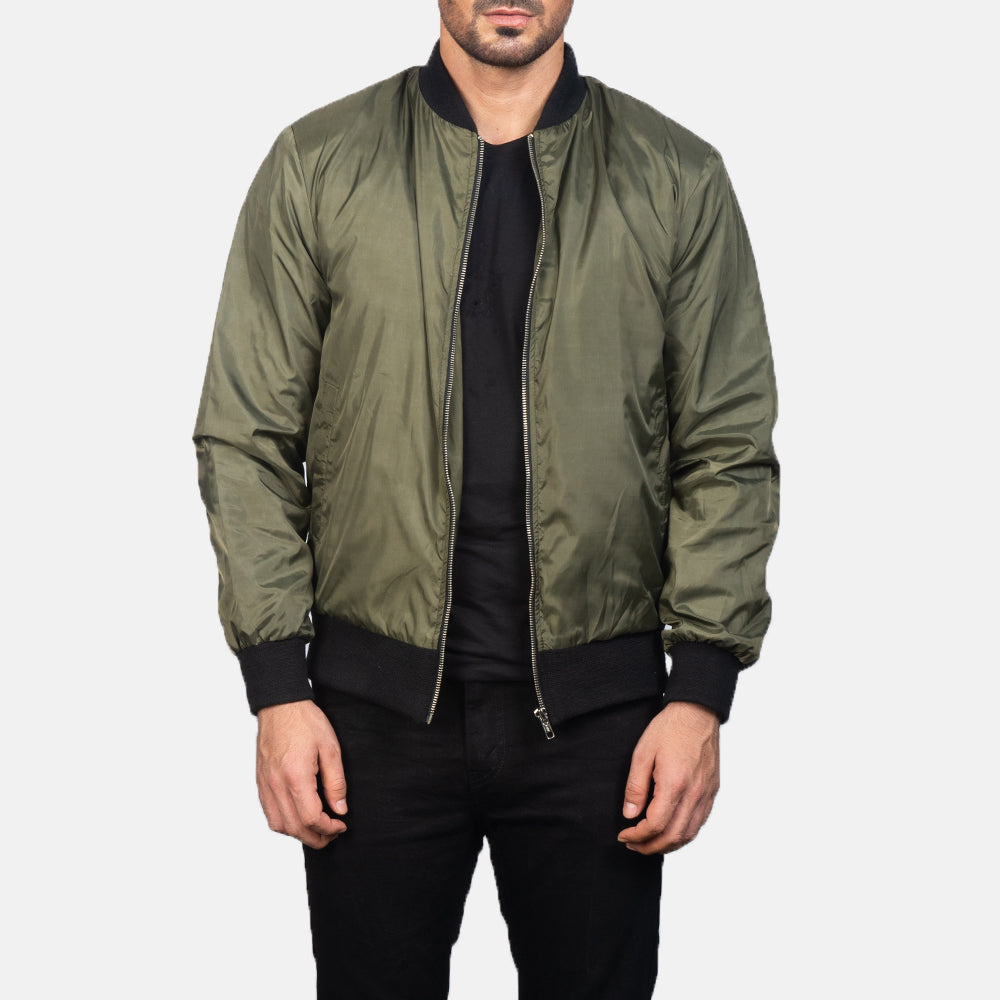 Zack Green Bomber Jacket by Dash Racegear - men Jacket view 1