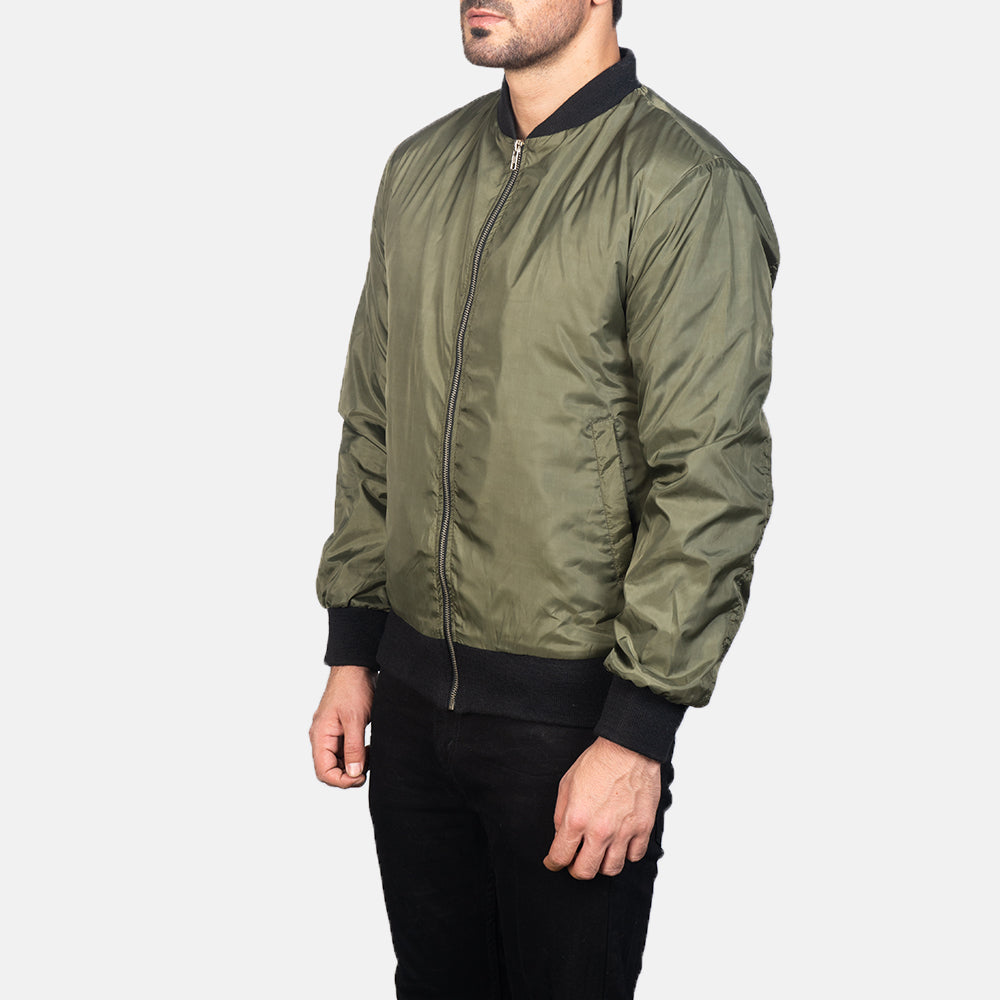 Zack Green Bomber Jacket by Dash Racegear - men Jacket view 2