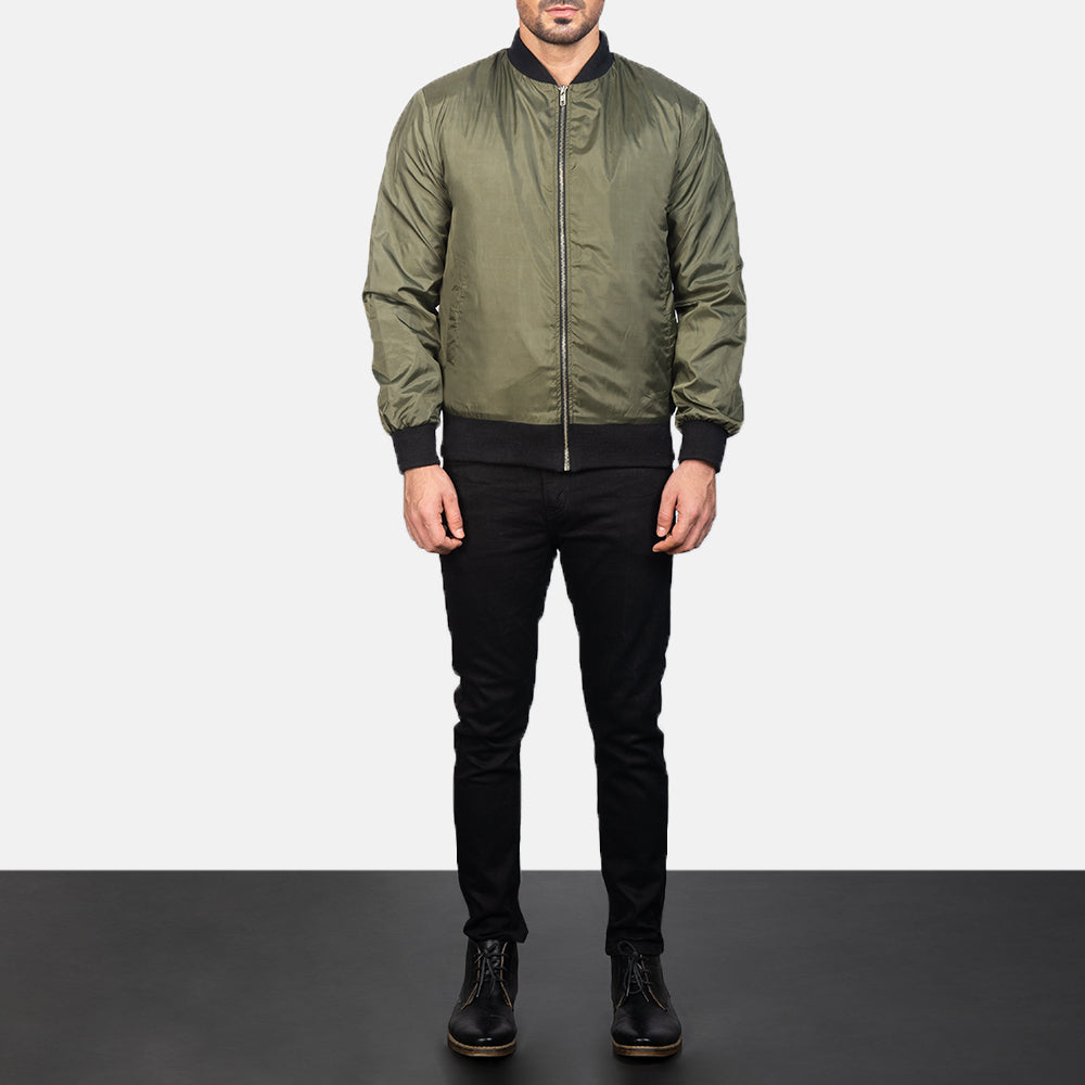 Zack Green Bomber Jacket by Dash Racegear - men Jacket view 3