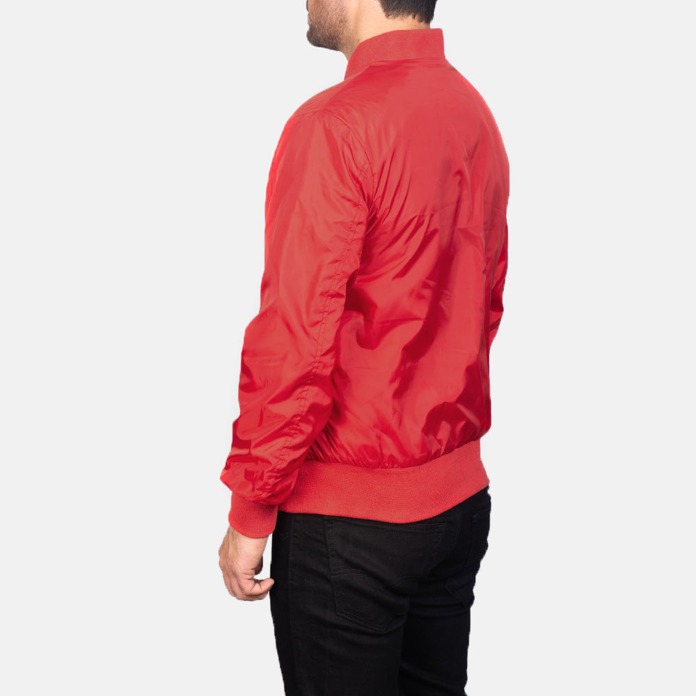 Zack Red Bomber Jacket by Dash Racegear - men Jacket view 5