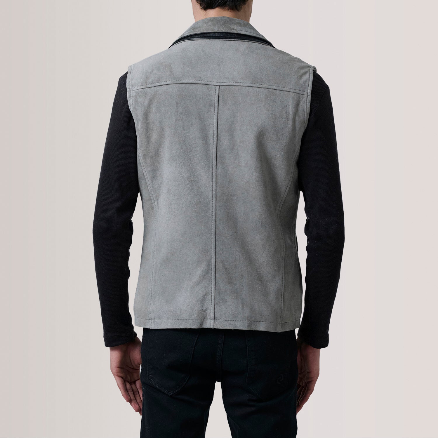 Zane Grey Suede Vest by Dash Racegear - men Jacket view 4