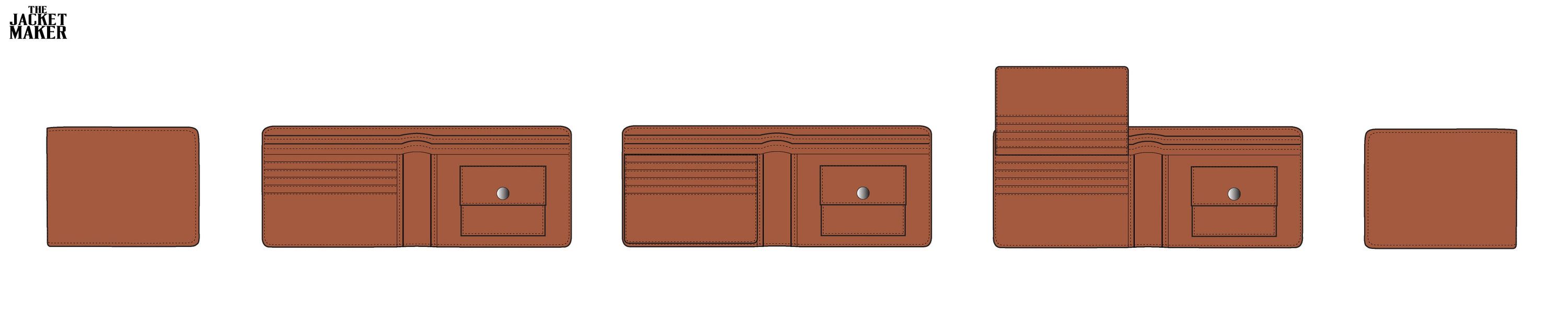 Zunaira Custom Leather Waller by Dash Racegear - unisex Leather Accessories view 1