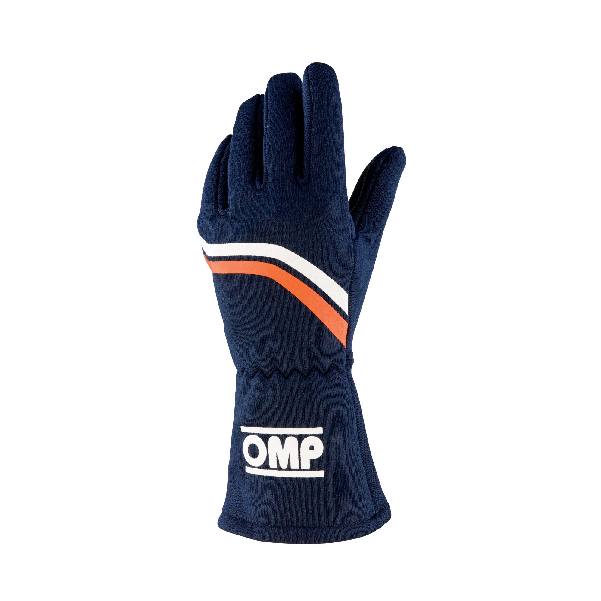 DIJON GLOVES FIA 8856-2018 Blue Navy - Fluo Orange
