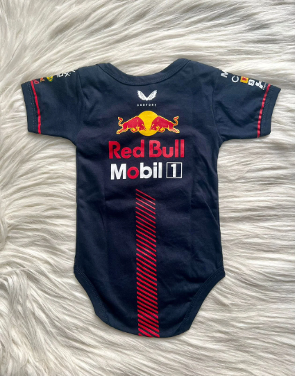 Red Bull Racing F1 Limited Edition Baby romper 100% cotton - Style 1 - baby romper image 2
