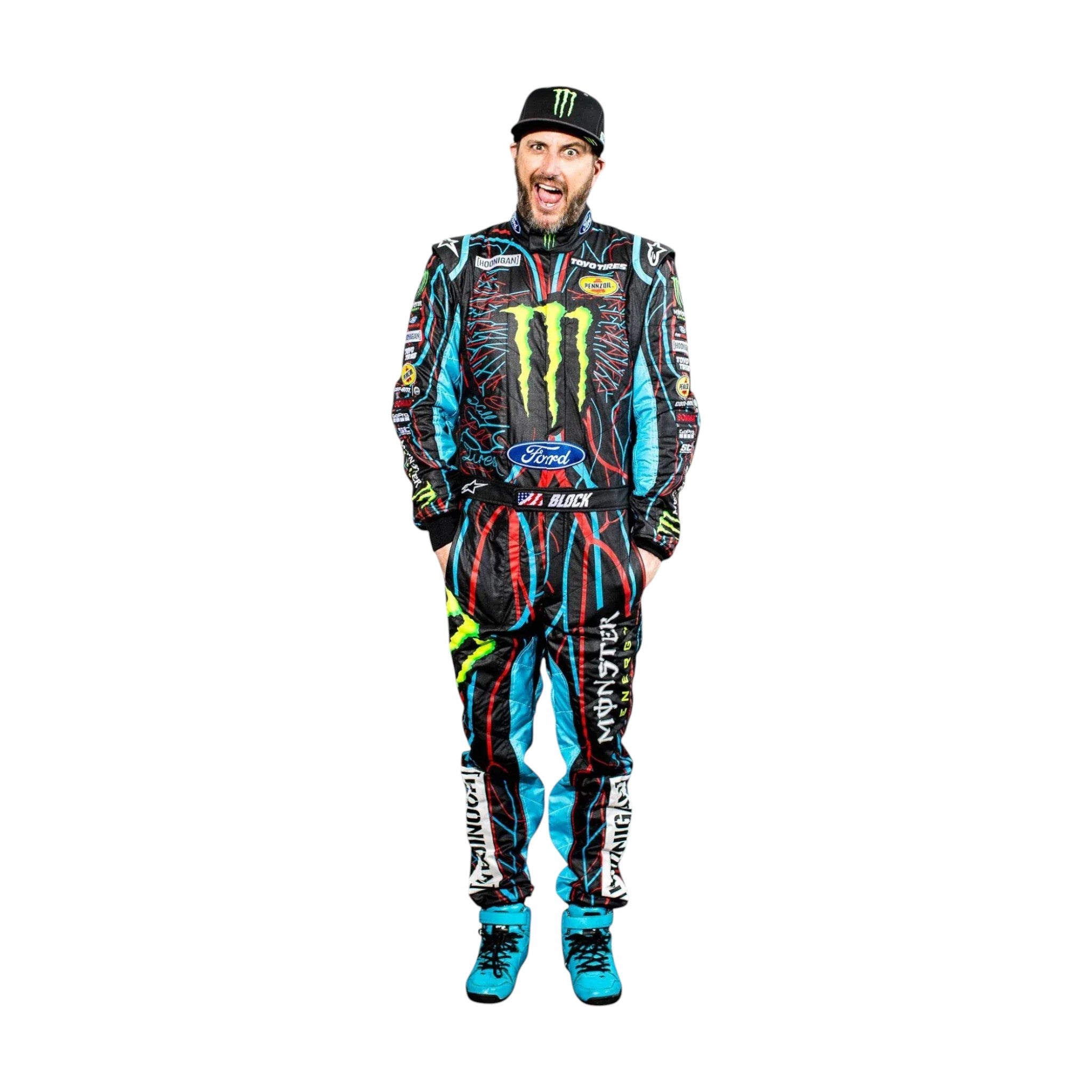 Ken Block Monster Sublimation Go-Kart Racing Suit | DASH RACEGEAR