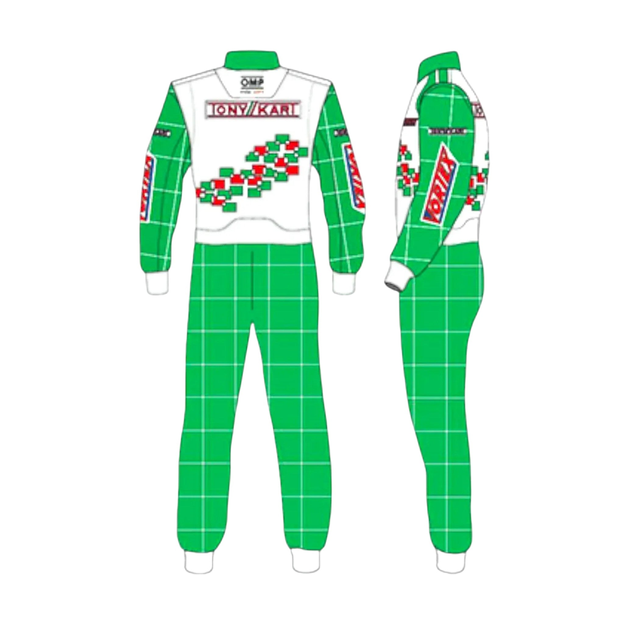 Tony Kart Sublimation Printed Go Kart Driver Racing Suit â€“ Pro Overall | DASH RACEGEAR