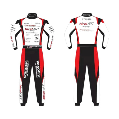 New Birel Art Go Kart Racing Suit – Custom Sublimation Printed Gear | DASH RACEGEAR