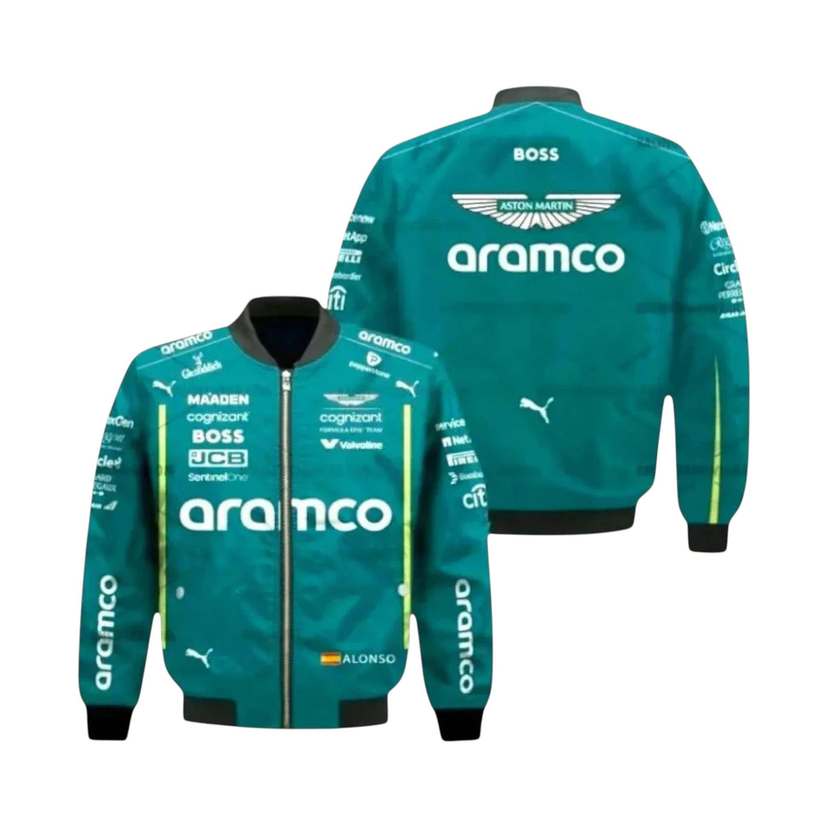 2025 Lance Stroll F1 Vintage Racing Motorsport Jacket | DASH RACEGEAR