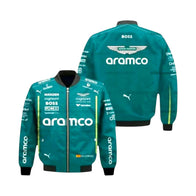 2025 Fernando Alonso F1 Vintage Jacket – Aston Martin Motorsport Gear | DASH RACEGEAR
