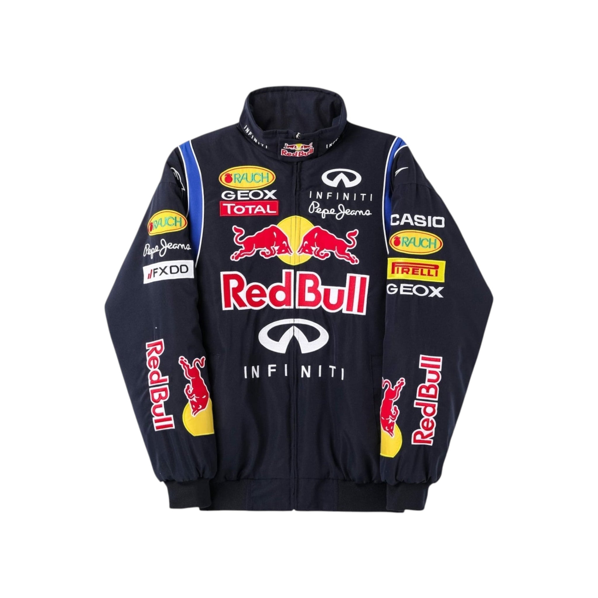 Red Bull F1 Vintage Racing Jacket Retro Team Style | DASH RACEGEAR