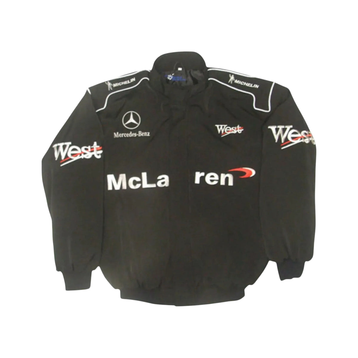 Mercedes West F1 Vintage Racing Jacket Motorsport Style | DASH RACEGEAR