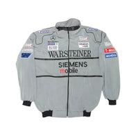 Mercedes Warsteiner Vintage Racing Jacket Gray | DASH RACEGEAR