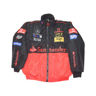 McLaren Mercedes Santander Vintage F1 Racing Jacket – Retro GP Edition | DASH RACEGEAR
