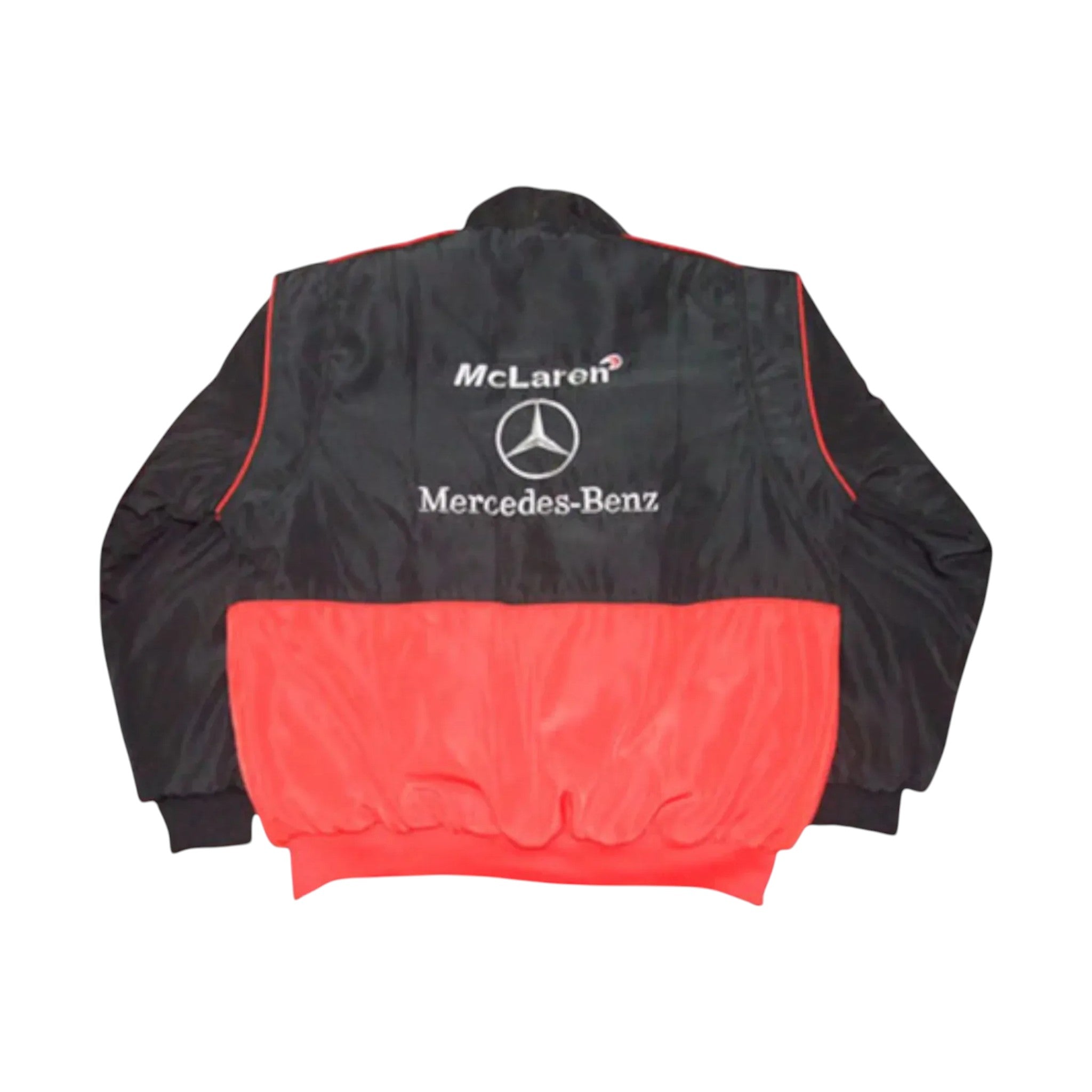 McLaren Mercedes Santander Vintage F1 Racing Jacket – Retro GP Edition | DASH RACEGEAR