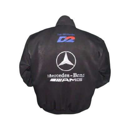 Mercedes F1 Vintage Racing Jacket – Classic Formula 1 Heritage | DASH RACEGEAR